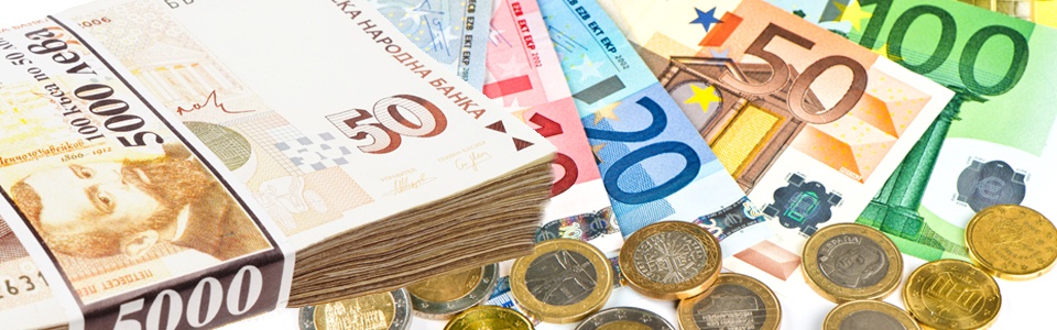 Withdrawal of amounts at cash desks